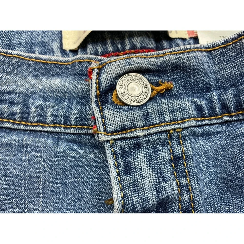 Levi's Straight Leg Jeans Medium Wash Blue‎ Denim Mens Size 34x31 Casual